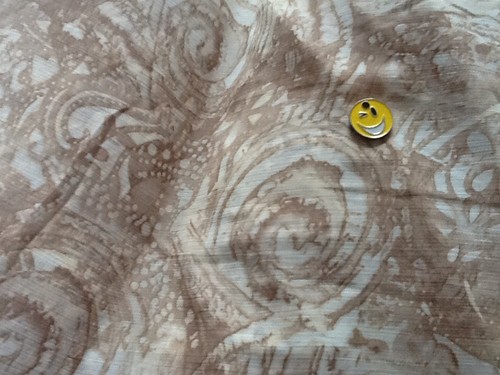 100/% Polyester Crinkle Chiffon Printed Dress Fabric £3.99//m swirls 1.50m//60/"wide
