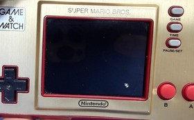 Super Mario Bros Nintendo Game Watch Screen Issue Parts Repair Black Screen Box