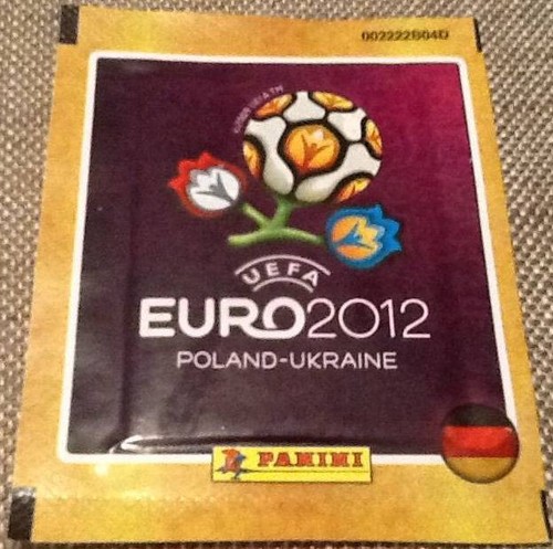 /"German/" 10 x Panini Euro 2012 Sealed Packets of 5 Stickers 50 stickers