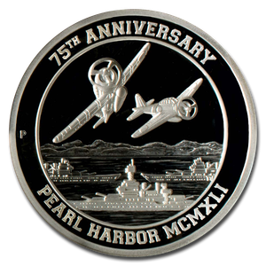 *SALE* 2016 Tuvalu 5 oz Silver Pearl Harbor Proof *HIGH QUALITY PROOF SILVER*