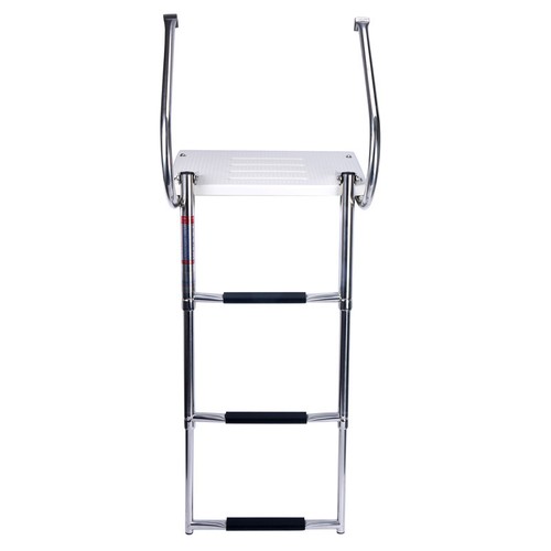 3 Steps of Ladder Boat Swim Polyethylene Inboard//Outboard Platform Stainless US