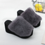 Details about / Womens Open Toe Faux Fur Wedge High Heels Slippers Platform Creppers Shoes wx00
