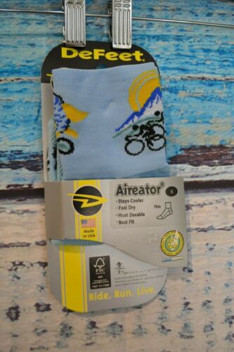 Defeet Aireator 2&#034; Northwest Cycling Socks S ~ NWT