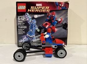 LEGO Marvel Superheroes Spider-Trike vs. Electro (76014) 69 of 70 pcs. - RETIRED