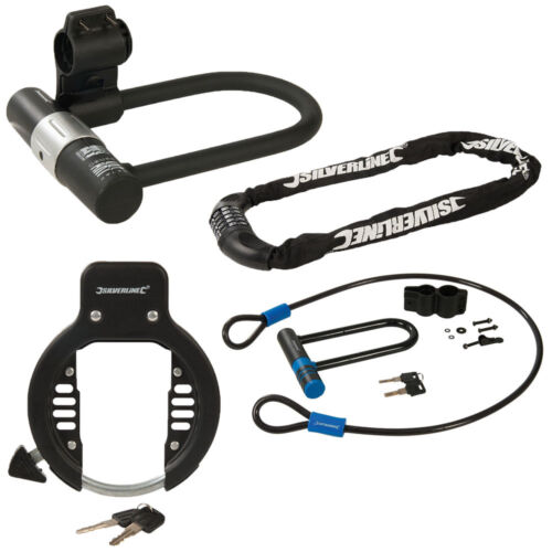 Heavy Duty Bike Chain Locks Bicycle Storage Lock Safety Chain 4 Styles