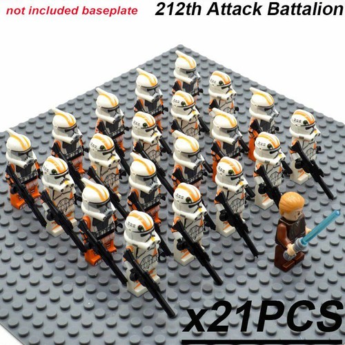 21pcs Set Star Wars Royal Guard Wolf Shock Trooper Minifigures Building Blocks