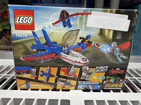 Lego Marvel Super Heroes Avengers Set #76076 ~ Captain America Jet Pursuit ~ NIP