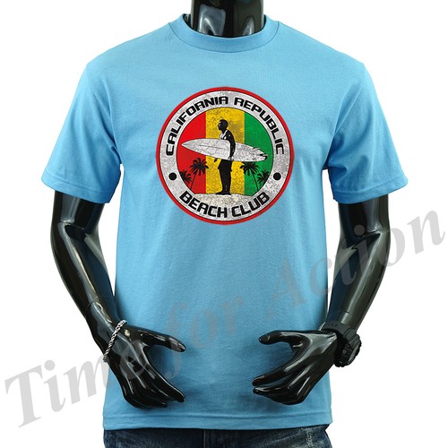 California Republic Beach Club Graphic T-shirt