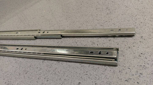 Full extension 20/'/' Length 35mm Ball Bearing Drawer Slide Glider Rear Bracket
