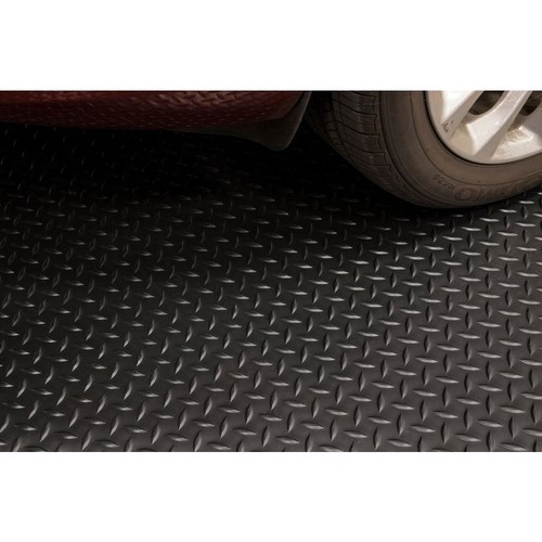 Non Slip Garage Floor Mat Vinyl Diamond Plate Flooring Covering 7.5 x 14 ft NEW
