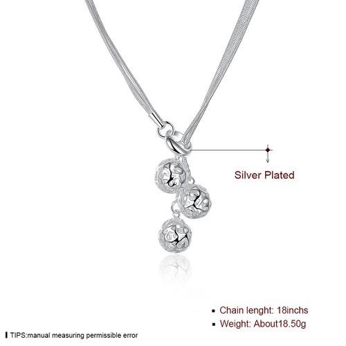 Femme Argent Sterling 925 EP Fashion Charme Collier Pendentif 18/" Chaîne CN199