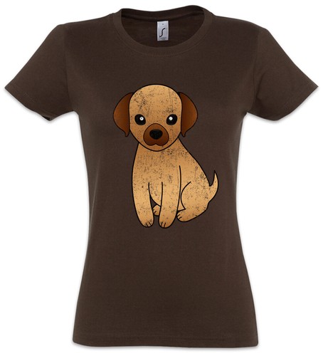 Dog I Damen T-Shirt Dogs Toon Comic Whiskers Love Addicted Lover Hund Hunde