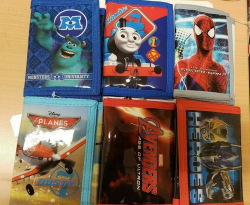 Marvel Comics Avengers Spiderman Monstres Mr Tumble Thomas avions Portefeuilles