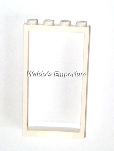 60596 Lot of 5 Lego DOOR FRAME 1X4X6 New WHITE