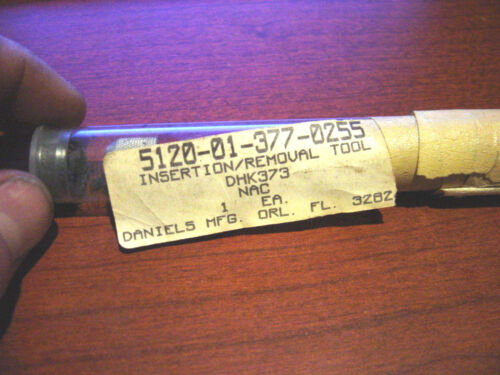 Daniels Manufacturing DHK373 electrical remover installer military connector MS