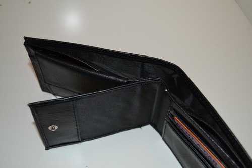 portafoglio uomo h227 NERO borsello contanti credito pelle resistente portadocu