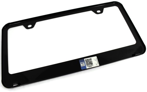 Ford Focus Logo Powder Coated Black Gloss License Plate Frame Tag