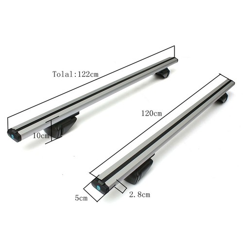 48/" Car Auto Top Roof Rack Luggage Cargo Cross Bar Carrier Window Frame w//Lock