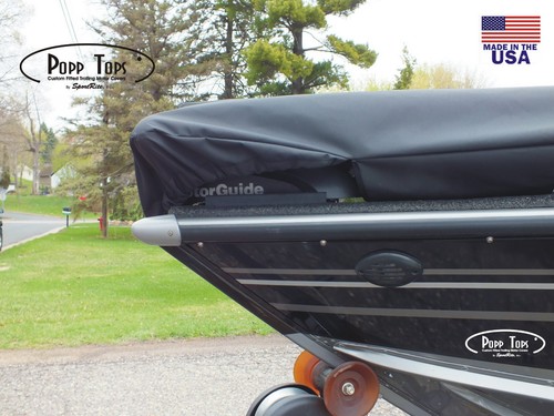 BLACK MotorGuide Trolling Motor Cover By PoppTops Fits Xi5 w//60/" Shaft