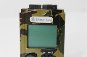 SEGA Dreamcast Visual Memory Unit VMU Camouflage Camo New Battery Japan Import
