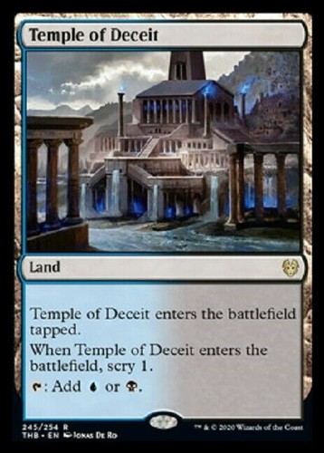 THEROS BEYOND DEATH X4 TEMPLE OF DECEIT NM THB MTG MAGIC ~NOSTALGIC TREASURES~