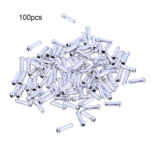100pcs Bicycle Bike Shifter Brake Gear Inner Cable Tips Ends Cap Crimps Ferrules