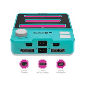 Hyperkin RetroN 3 AV for NES, SNES,Super Famicom, Genesis/Mega Drive Hyper Beach