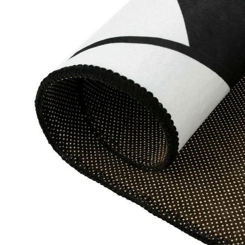 3D Swirl Print Optical Illusion Area Rug Carpet Non-slip Floor Pad Doormat Mats