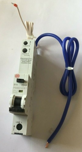 PSBS16-B//1 WYLEX 16A 30MA B TYPE 10KA RCBO W262