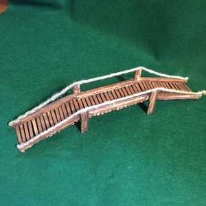Handmade Bridge Mini. Terrain Table Top or Model Train Scenery | eBay