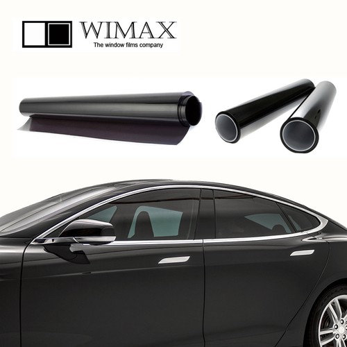 Wimax Dark Smoke 20/% VLT 20/" In x 25/' Ft Feet Uncut Roll Window Tint Car Film