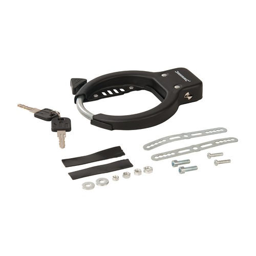 TELAIO BICI BICICLETTA CICLISTA SERRATURA bloccaggio di sicurezza 62 mm 2 TASTI ANTI RAPINA NEW