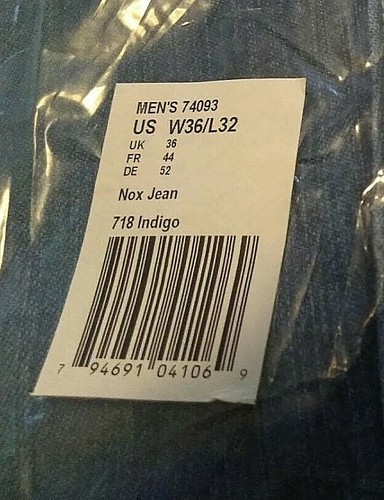 Royal Ribbons Men/'s pants Indigo Blue Dead Stock New w Tags Mens 74093 36//32