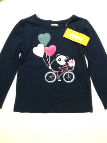 NWT Gymboree Girls Happy Panda Bicycle Balloons Top Size 6-12-18 18-24 M 2T /& 3T