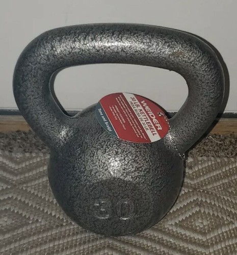 Brand NEW Weider 30Lb Kettlebell For Weight Lifting Strength Training 30 Pounds