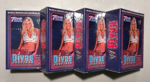 Brand New WWE Raw Deal Divas Overload 4 Starter Decks TORRIE WILSON