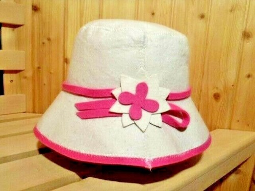 Saunahut Sauna Casquette Filzkappe Banja Wenik Sauna Casquette 100/% Feutre Chapeau a empiler