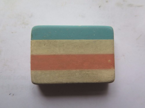ADVERTISING COLGATE PALMOLIVE SOAP ERASER RUBBER c1950s MADE in JAPAN SHOW BAG