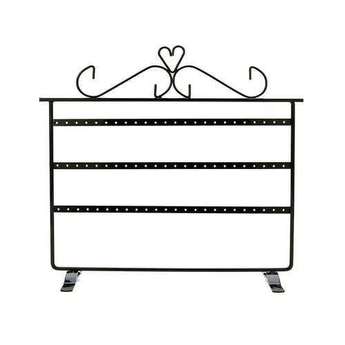 48//72 Holes Earring Hanging Display Rack Jewelry Organizer Metal Stand Holder UK