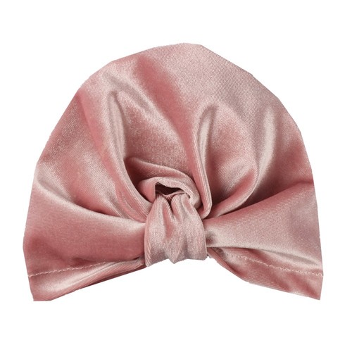 Toddler Baby Soft Velvet Winter Hat Indian Turban Cap Bohemia Warm Head Wrap