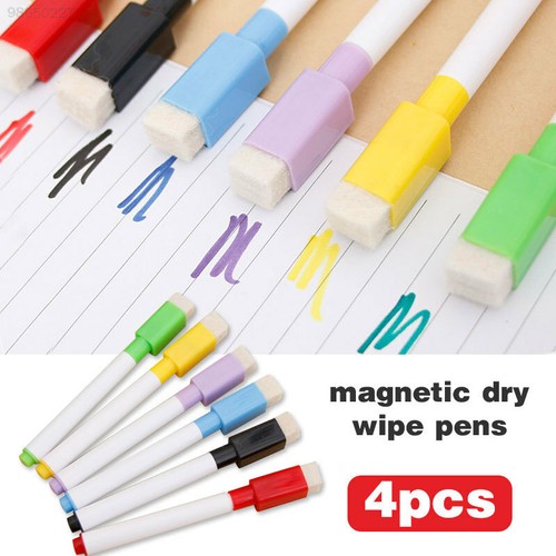 7192 Magnetischer Whiteboard-Stift Whiteboard-Stift 4 Farben Löschbar Tafel