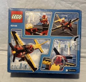 Lego City Race Plane 60144 Building Kit 89 Pcs Retired New Sealed Box Damage