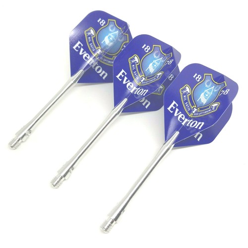EVERTON Dart Flights and Stems ALUMINIUM ALLOY MEDIUM Shafts EFC