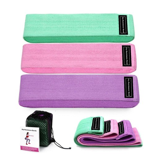 3 pcs Bandas De Ejercicios De Resistencia De Cadera Para Piernas Gluteos Bandas