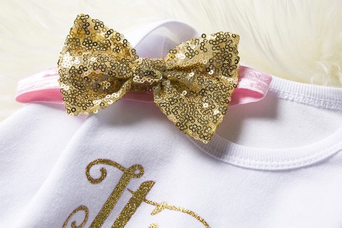 Girl Outfit Infant Dress Romper Tutu Headband Birthday 1st Shoes Party 3pcs Set