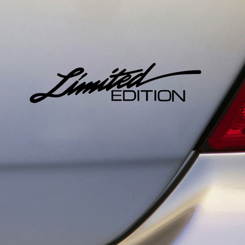 1x Hot Letter Decal Cool Auto-styling Car Vehicle Window Sticker LIMITED EDITION