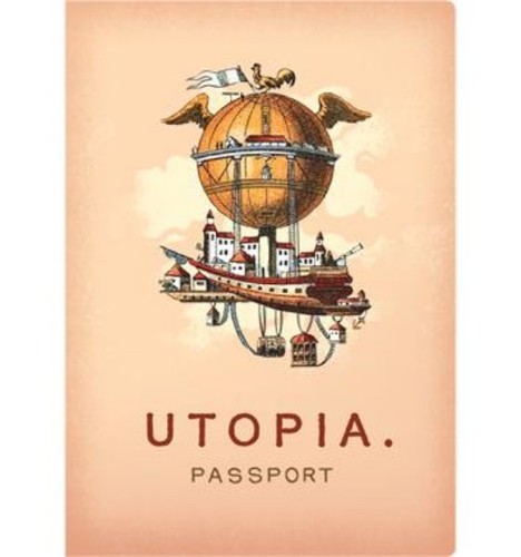 Utopia Passport and Pocket NoteBook with Art Images NEW SEALED