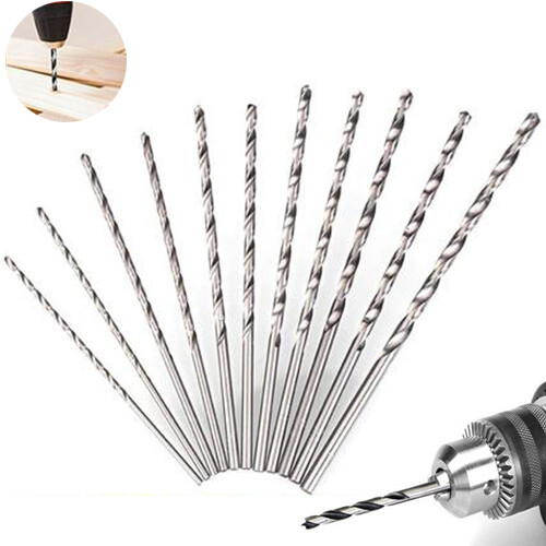 HSS Twist Drill Bits Extra Long Auger Straight Shank Drilling Bit 1 2 2.5 3mm