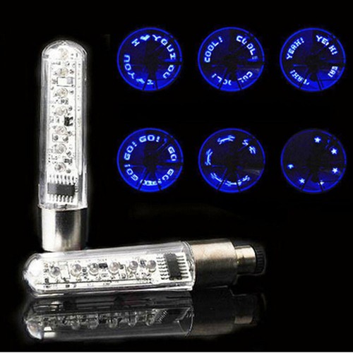 Spoke Fashion Lamp 7LED Lights Neon Bicycle Bike Motorcycle Lamp Wheel Valves