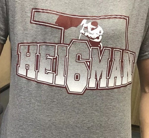 Baker Mayfield Baker The Flag Staker Heisman Shirt
